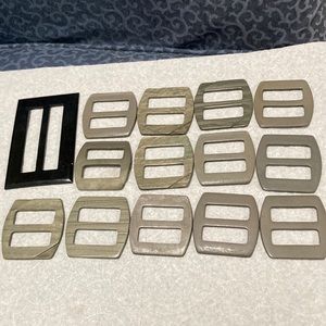 Vintage Plastic Belt Buckles